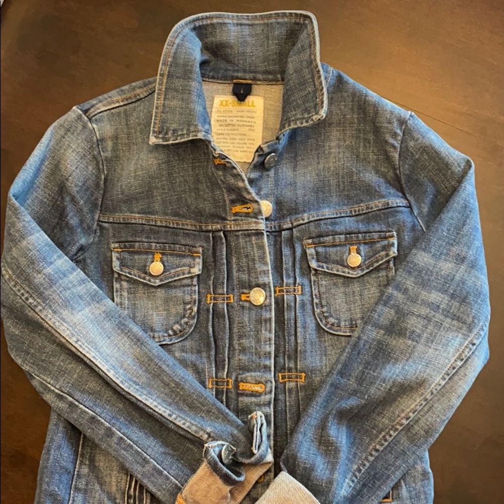 J Crew Classic Jean Jacket XXS